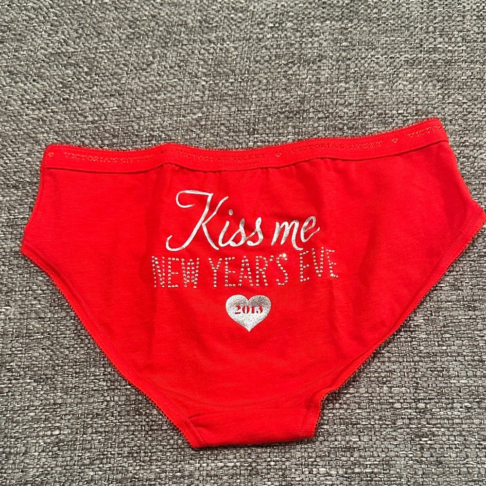 2012 Victoria's Secret Red 'Kiss Me New Year's Eve' Hiphugger Panty